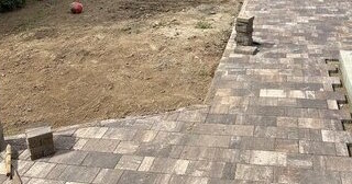 Профессиональная укладка тротуарной плитки на клей в Белебее в октябре