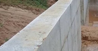 Строительство подпорной стенки из бетона в Белебее в октябре